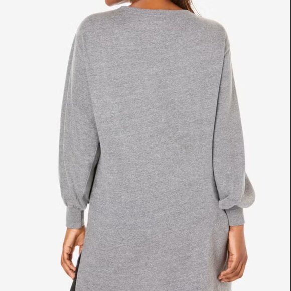 Roamans Blouson Sleeve HiLo Sweatshirt w/Pockets 1X 22-24 - Picture 2 of 3